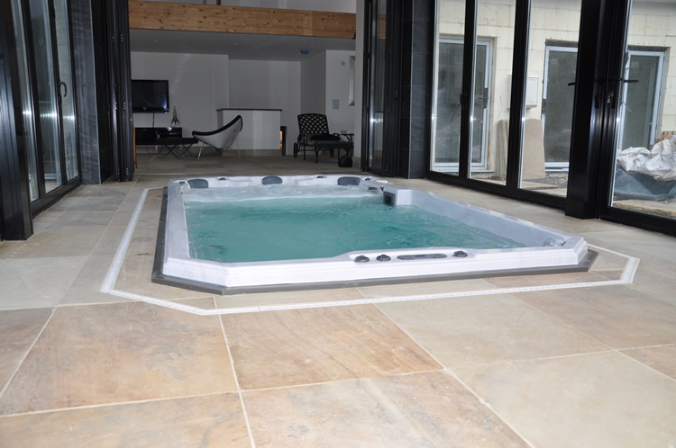 beautiful-installation-of-swim-spa-in-home